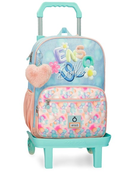 MOCHILA ADAP. 38CM. C/CARRO. ENSO BUBBLES